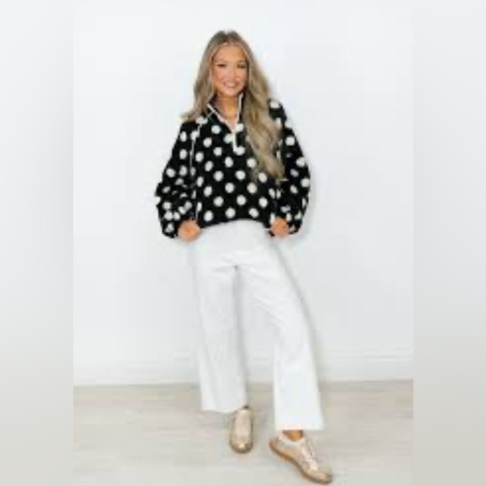 Girlie Girl Originals C.C. Exclusives faux shearling zip pullover.